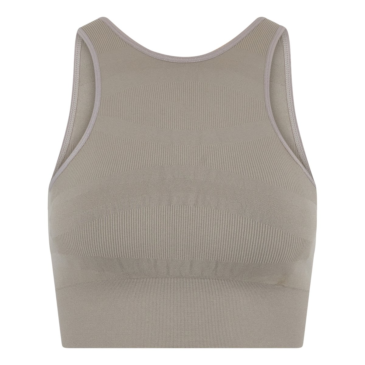 Brassière de sport femme Alana maintien élevé coussinets amovibles gris verdâtre, BORN