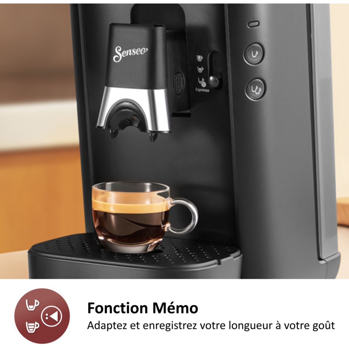 Cafetière à dosettes maestro CSA260/61 noir noir, PHILIPS