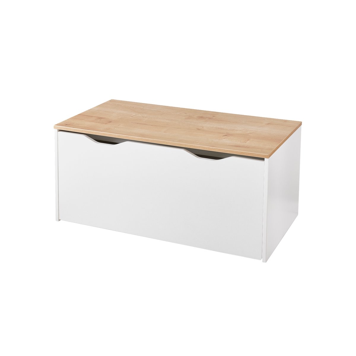 Coffre de rangement / banc à roulettes blanc, VERTBAUDET