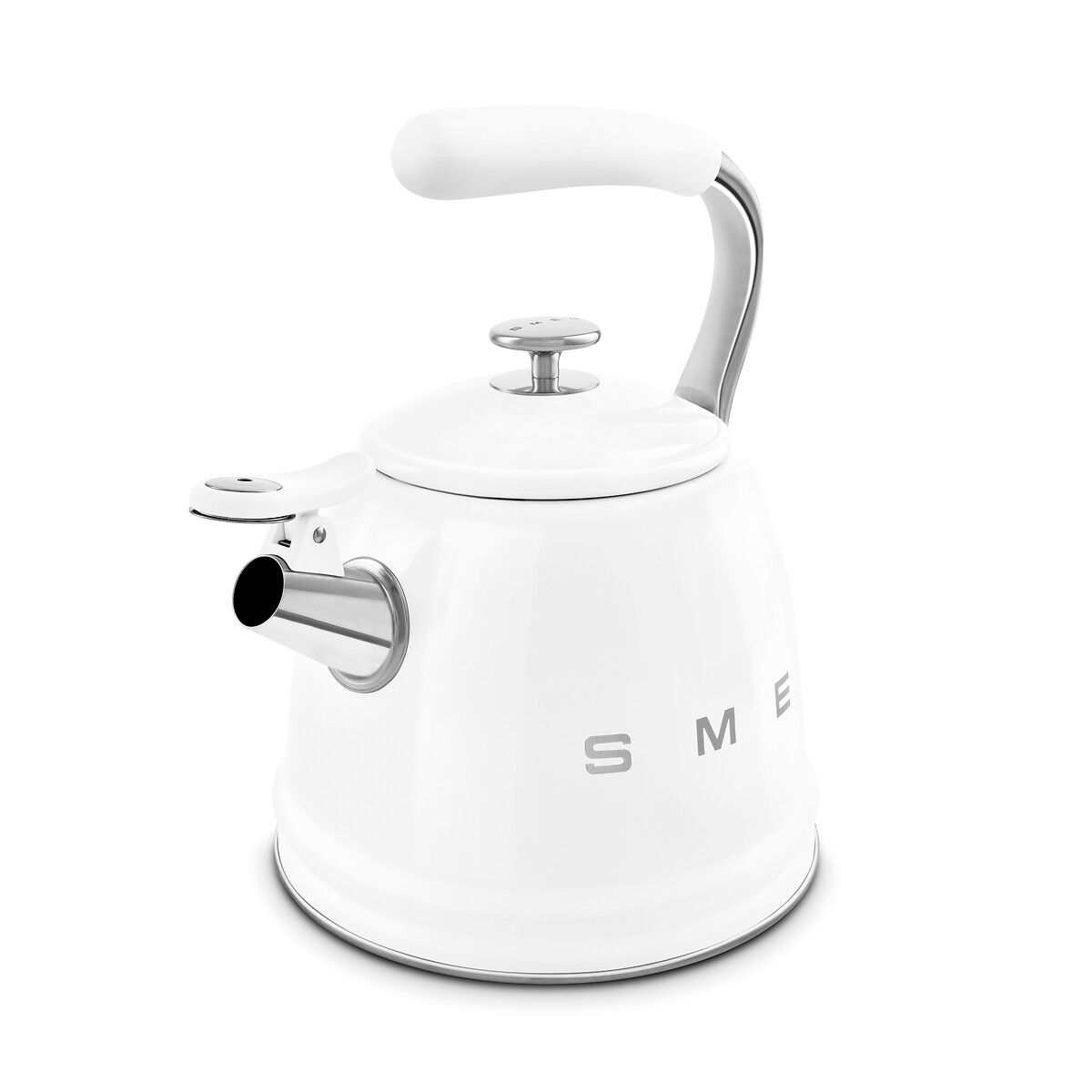 Chaleira com apito 2,3 Lts, Anni 50, SMEG branco, SMEG