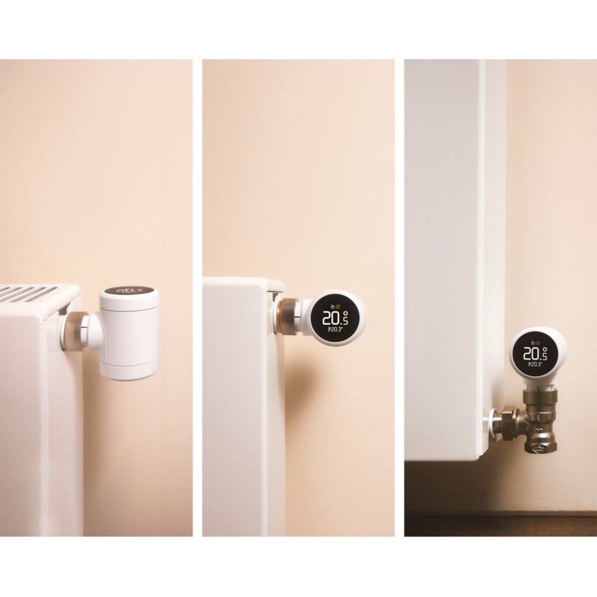 Tête thermostatique connectée Quattro Pack X couleur unique, TADO