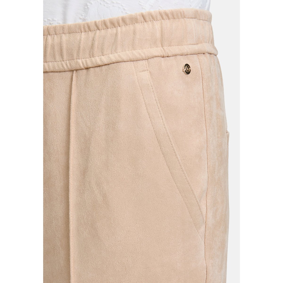 Pantalon à enfiler à nervures gris, BETTY & CO