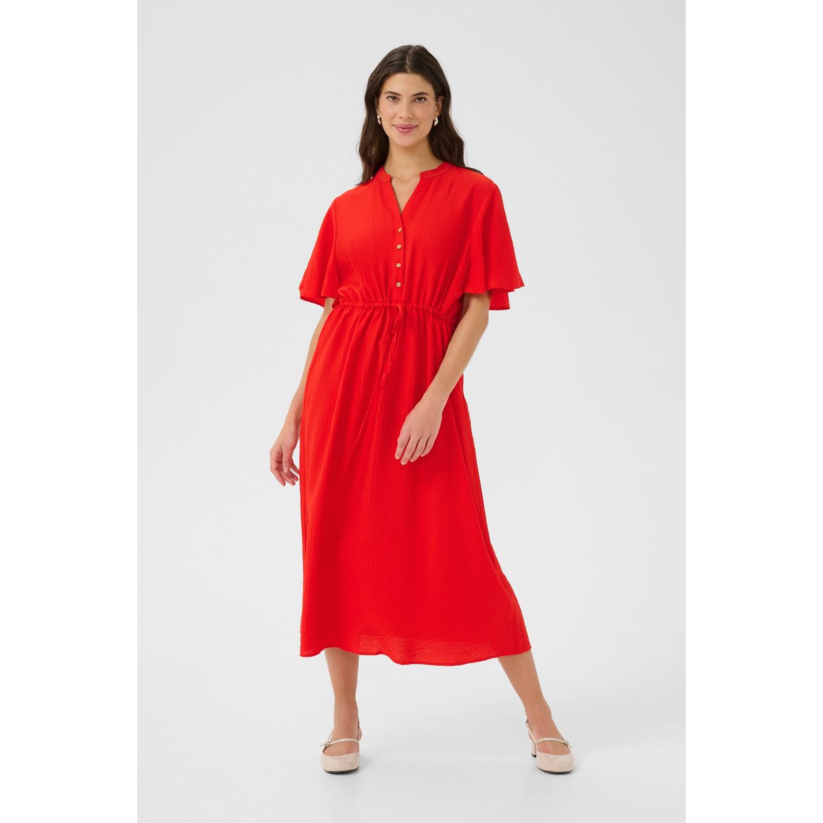 Robe rouge flame scarlet, CREAM