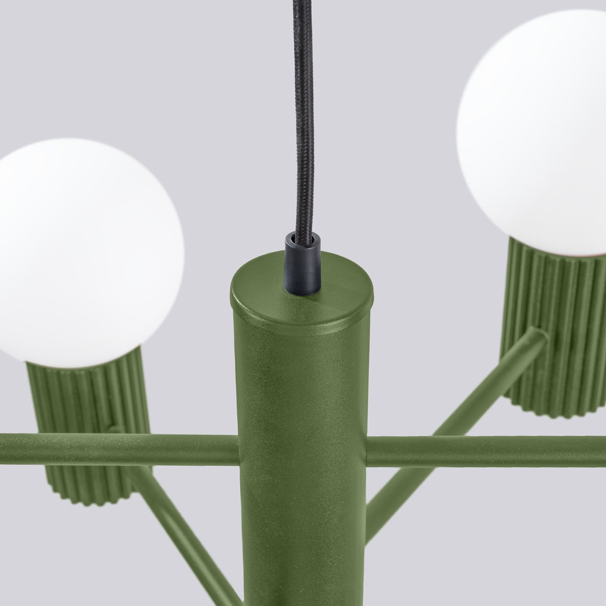 Lustre Aluminium Vert Olive G9 6 Halo vert, EDEN