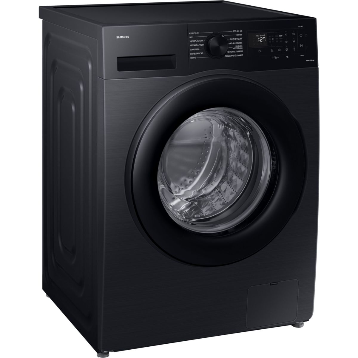 Lave linge hublot WW90CGC04DAB - 9 kg - 1400 tr/min - Classe A - Moteur induction - Connecté WiFi - Noir noir, SAMSUNG
