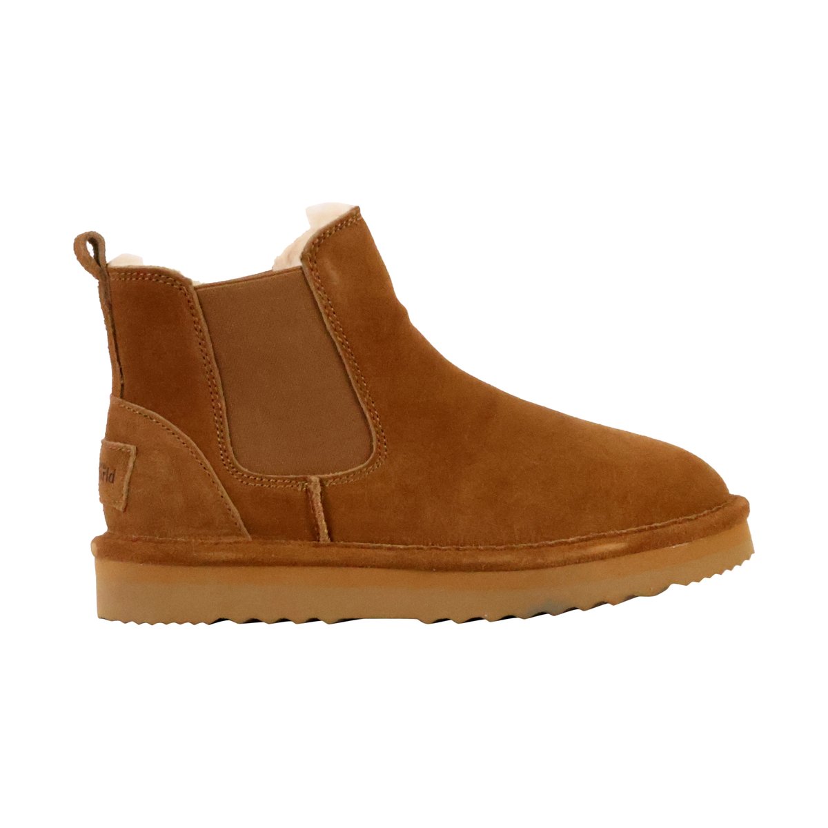 Bottines Cuir camel, NATURAL WORLD
