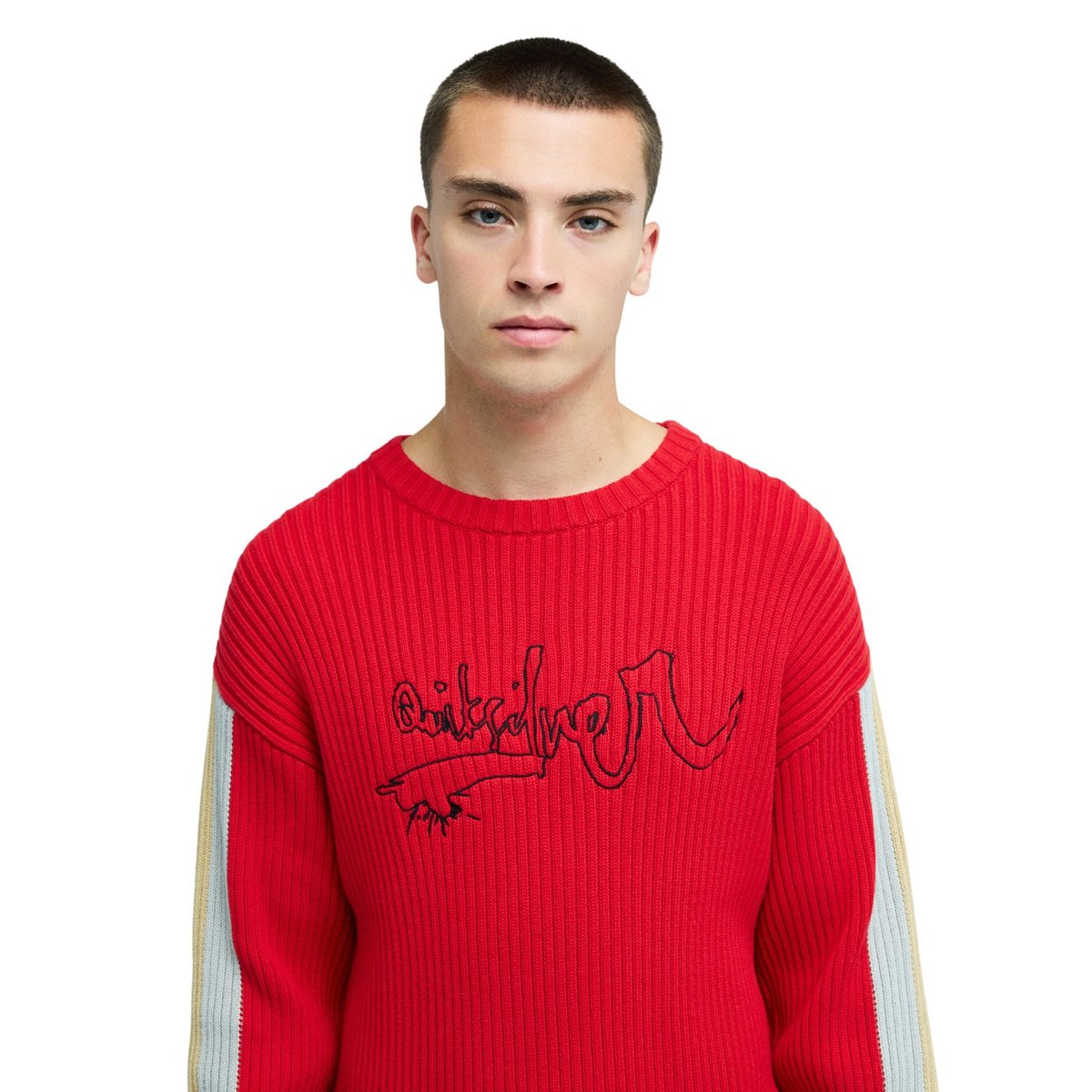 Pull YG SCRIMBLER rouge salsa, QUIKSILVER