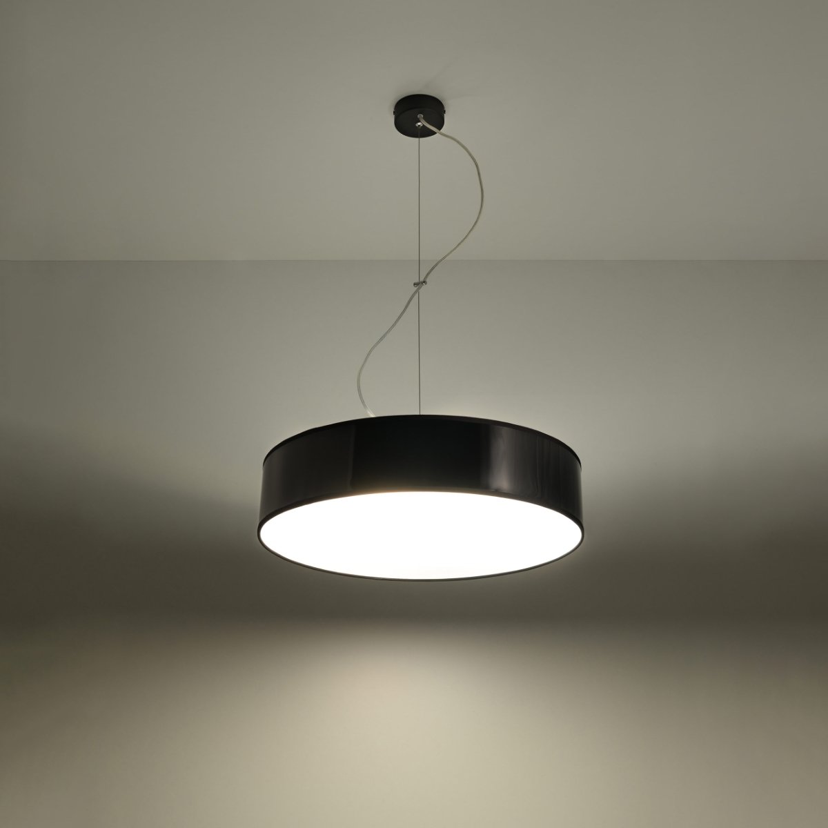Suspension PVC Noir E27 3 Arena noir, EDEN