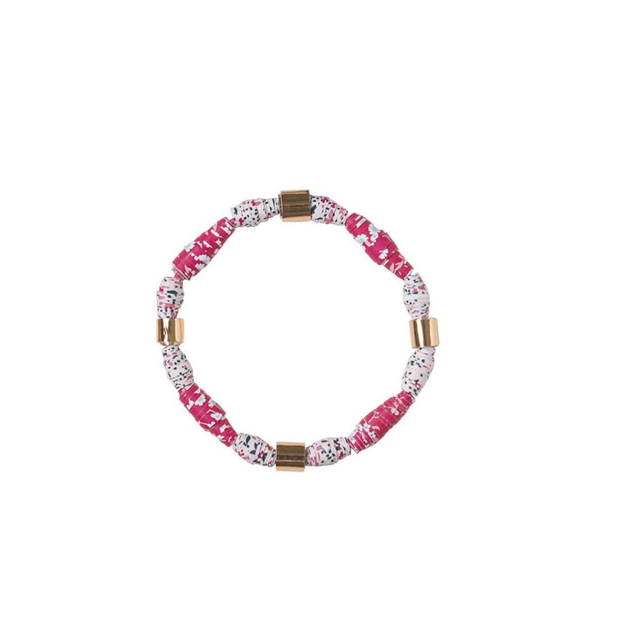 Kit Créatif - 6 Bijoux Perles De Papier À Créer rose, JANOD