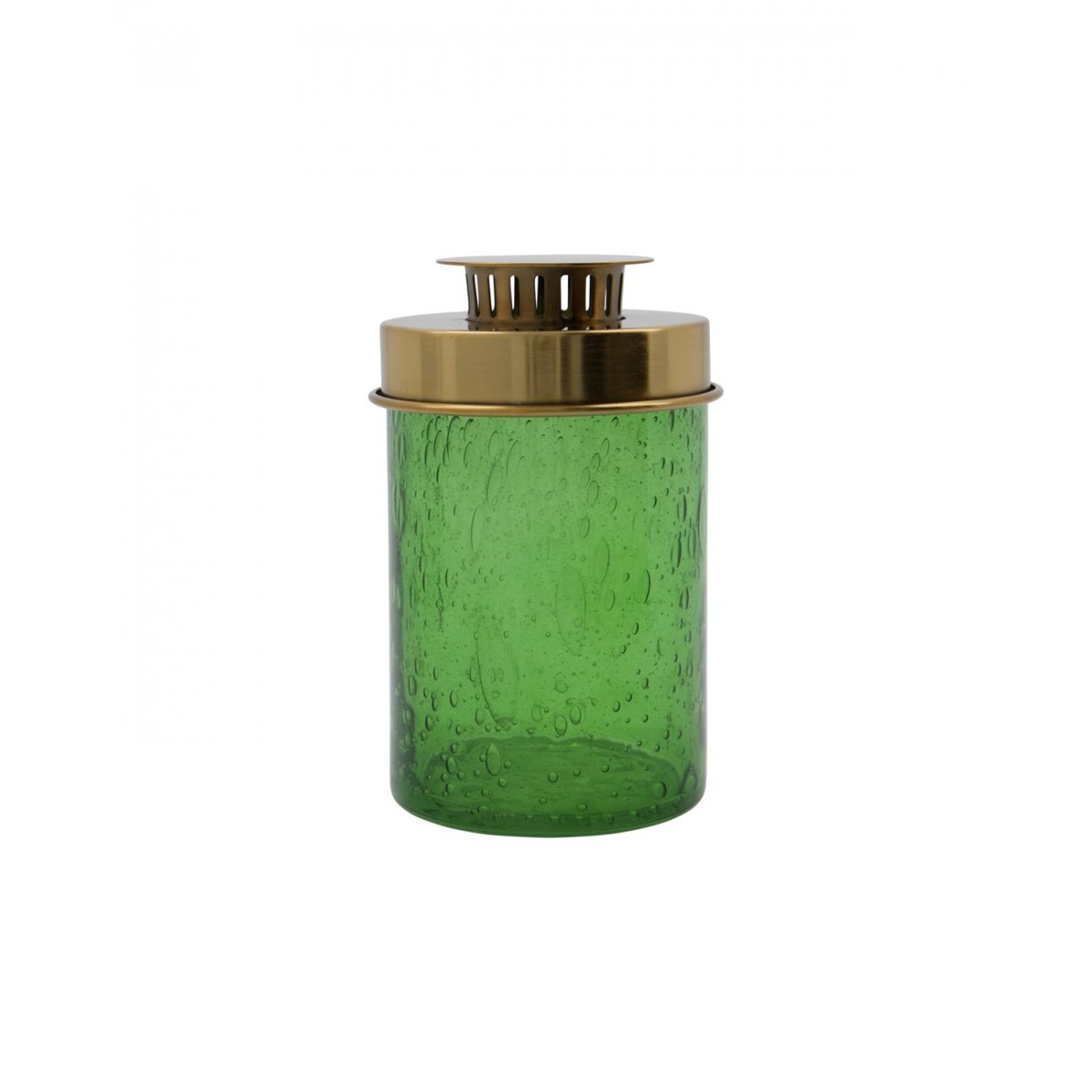 Lot de 2 lanternes en verre Omay vert, HOUSE DOCTOR