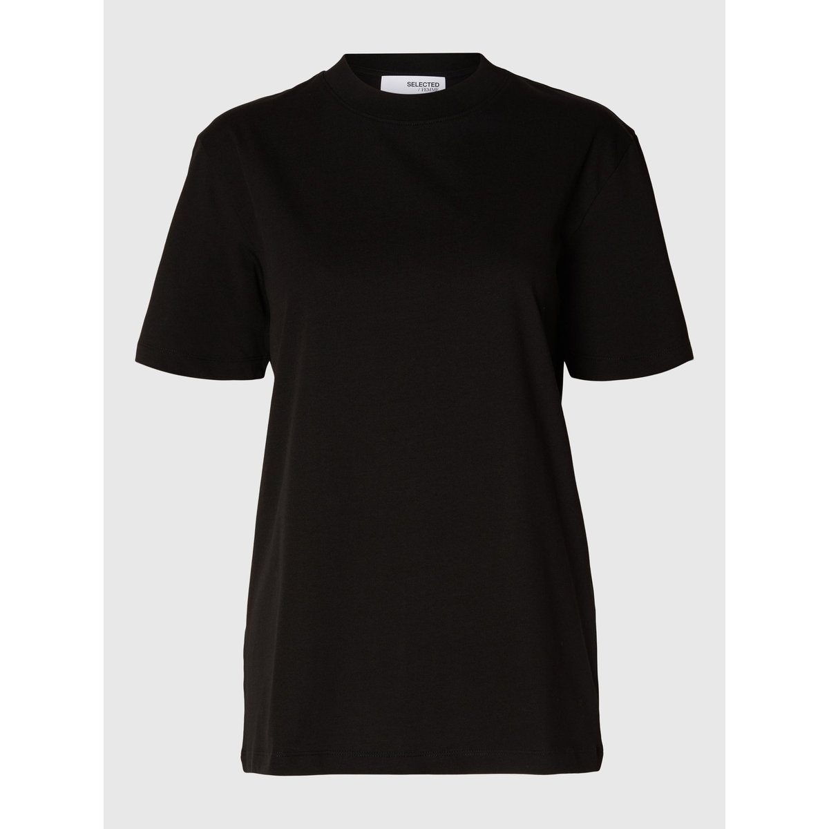 T-Shirt noir - black, SELECTED