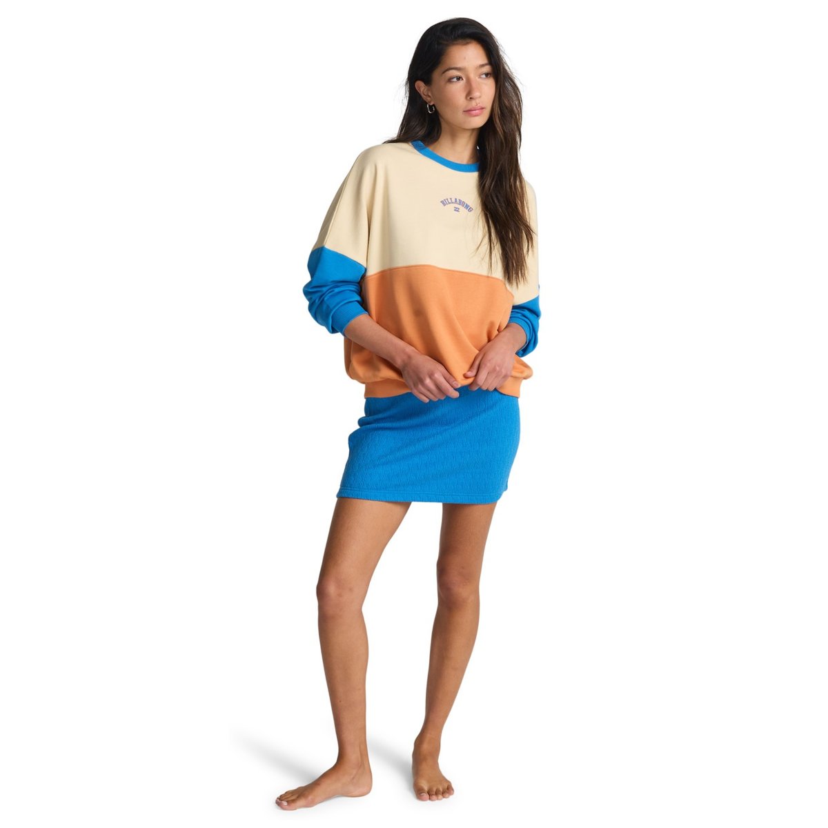 Sweat à capuche JUMP AROUND BLOCK orange tangerine, BILLABONG