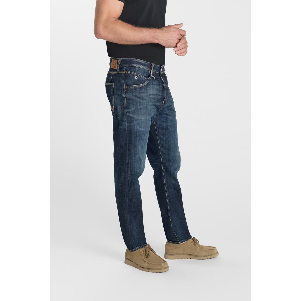 Jeans loose, large 900/19, longueur 34 blue, LE TEMPS DES CERISES