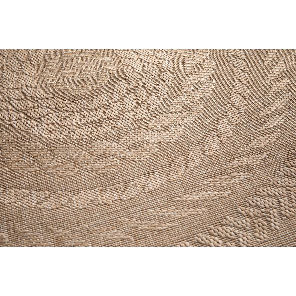 Tapis intérieur extérieur style naturel aspect sisal BROOK beige, AFK LIVING