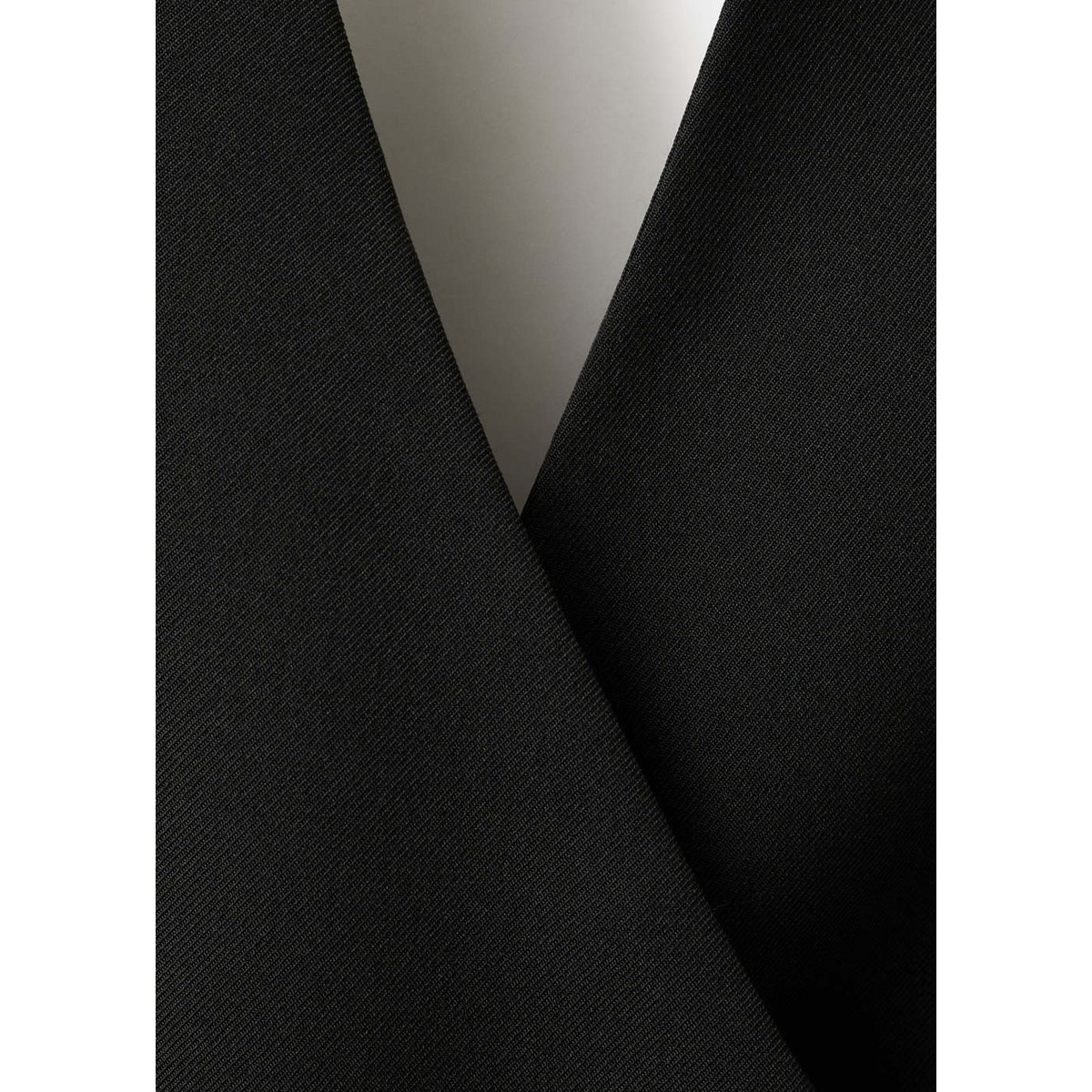 Gilet halter croisé noir, MANGO