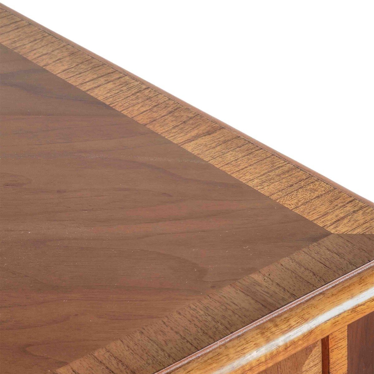 Solara Mindi Wood 2-Drawer Desk walnut wood, ÉDITÉ