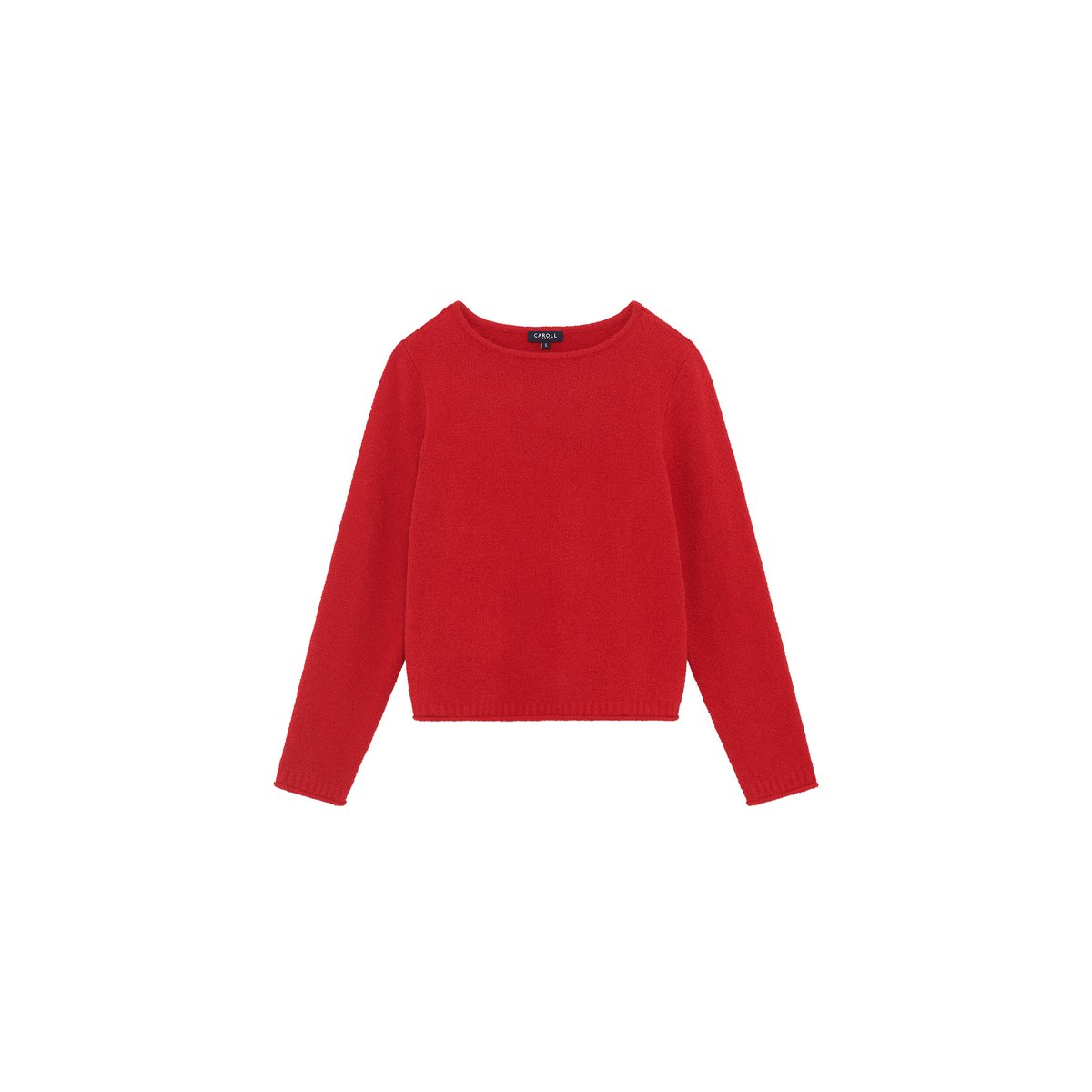 Pull droit col bateau MPIERRE rouge, CAROLL