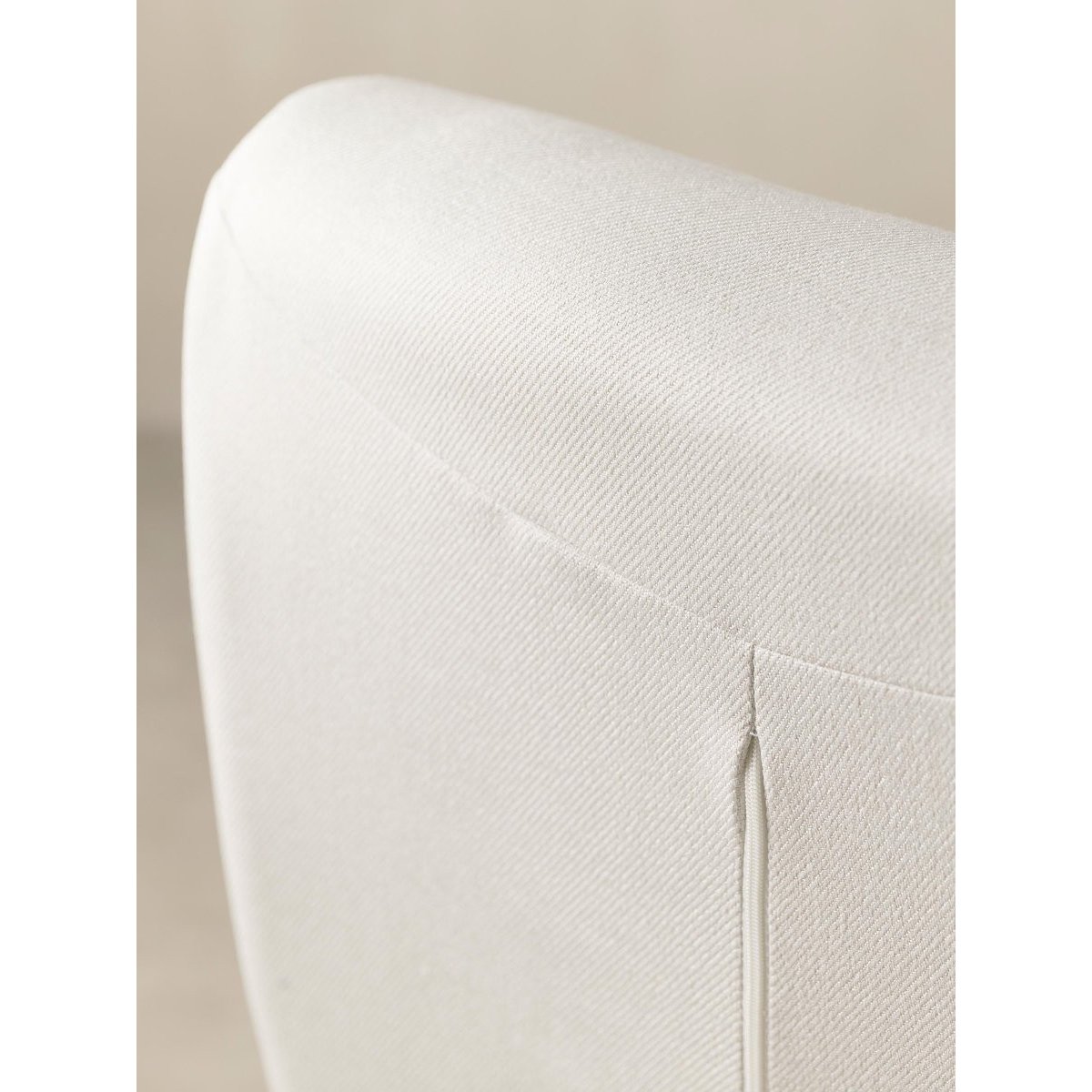 Fauteuil Rembourrée - LYLE blanc, KENAY