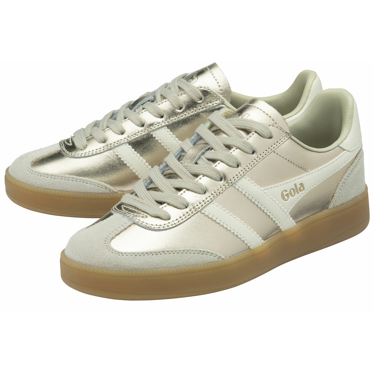 Baskets Viper Metallic or/blanc, GOLA