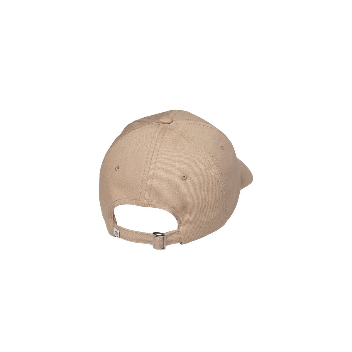 Casquette avec logo en sergé de coton bio de haute qualité beige, MARC O'POLO
