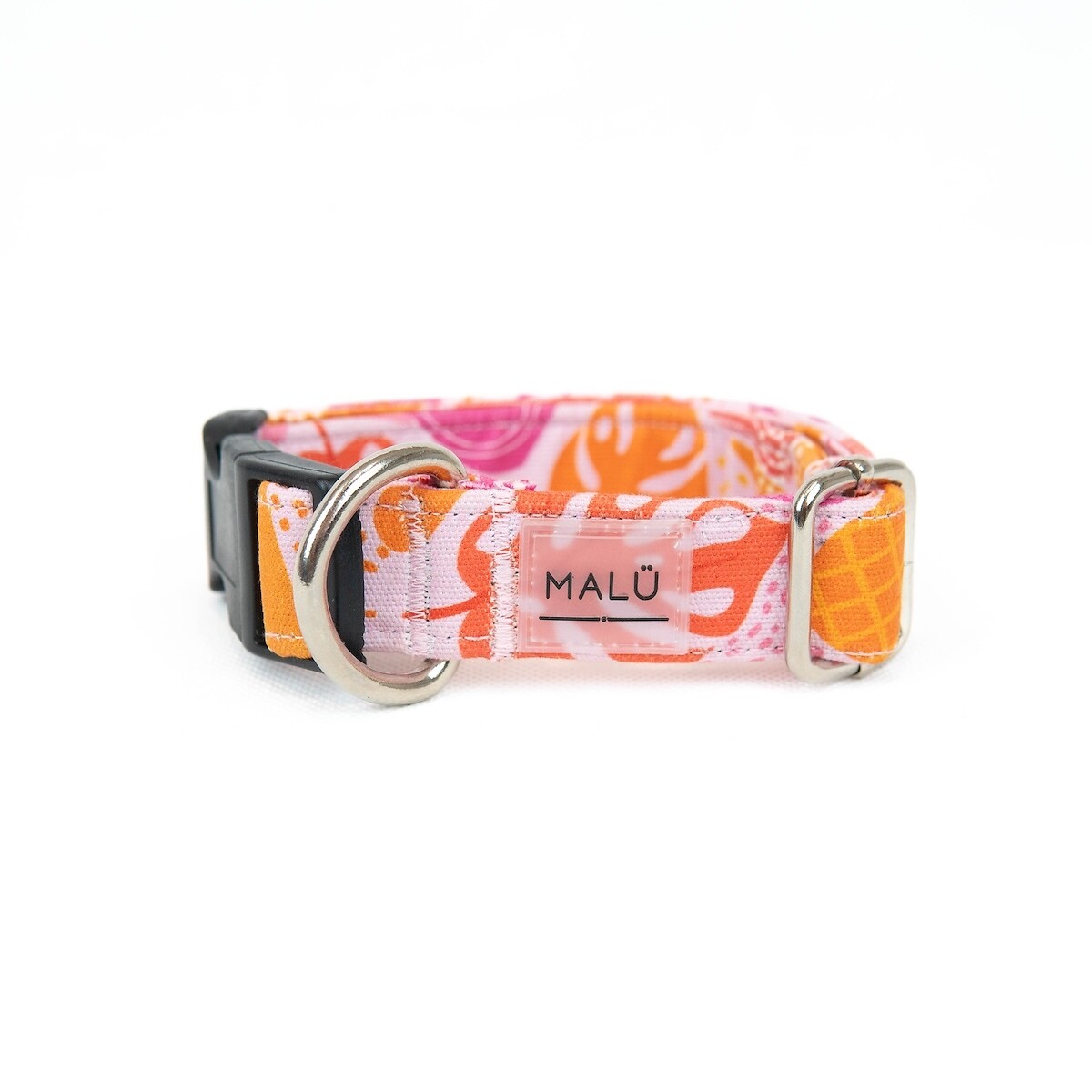 Coleira para cão Azalea, Malü Pet Wear rosa, MALU PET WEAR