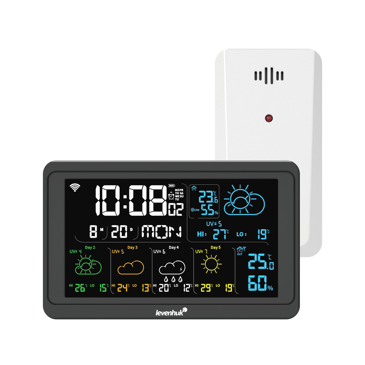 Station météorologique  Wezzer plus LP80 couleur unique, LEVENHUK