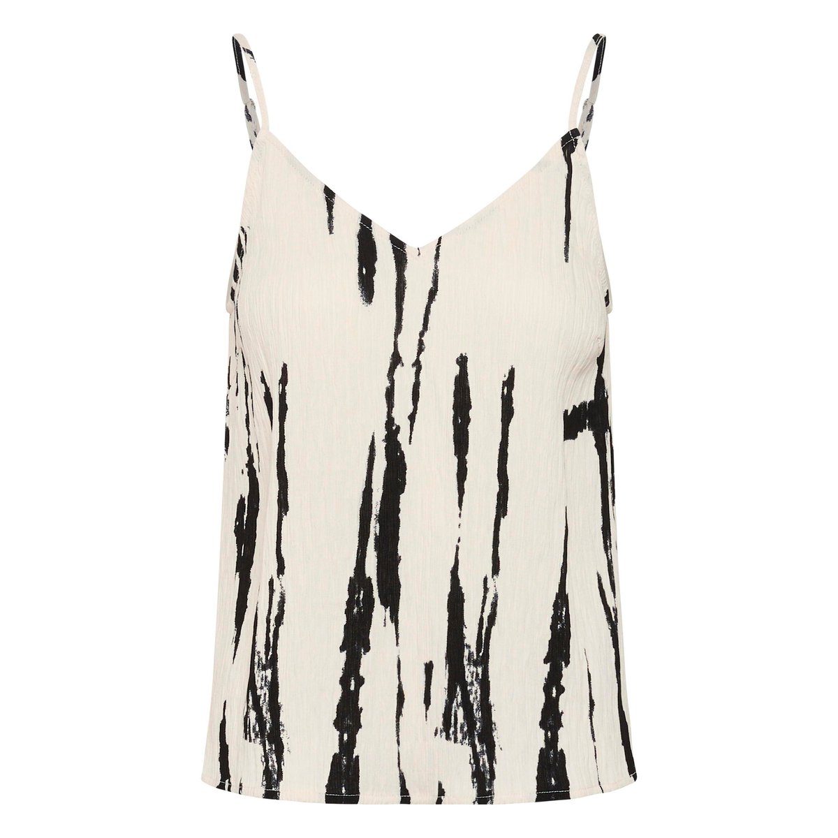 Blouse sans manches blanc noir white/black mix, CULTURE