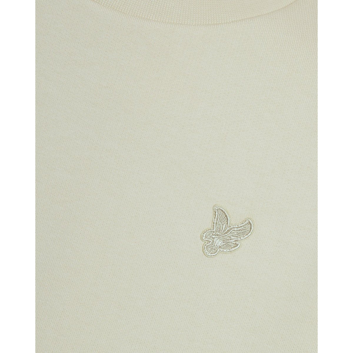 Sweat-shirt épais en coton beige blé, LYLE & SCOTT