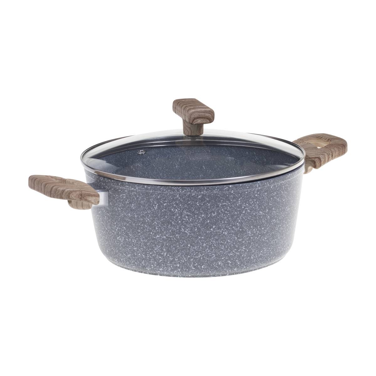 Faitout aluminium forgé NATURE gris, 5FIVE SIMPLY SMART