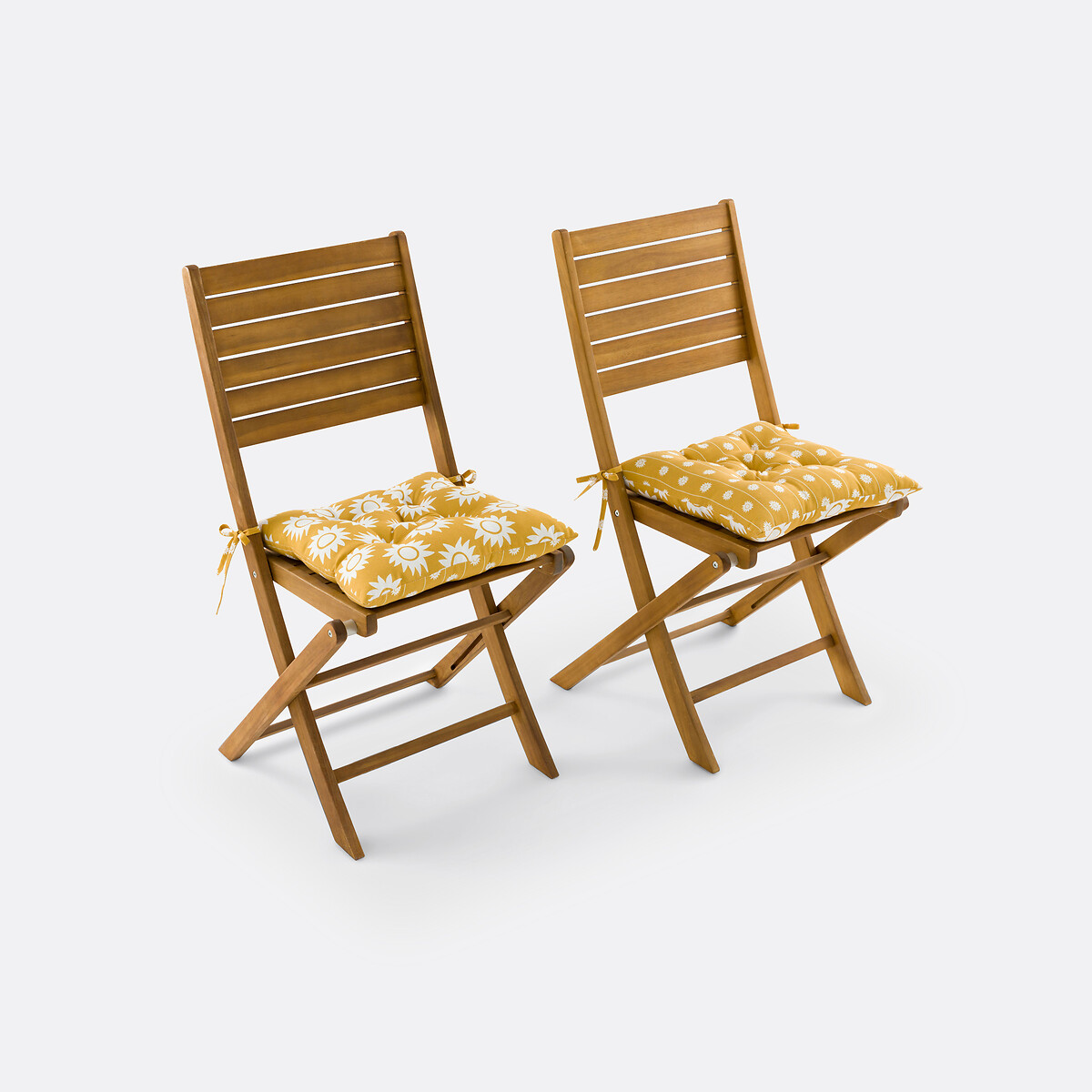 Galette de chaise extérieur, 40x40 cm, Cazan jaune, LA REDOUTE INTERIEURS