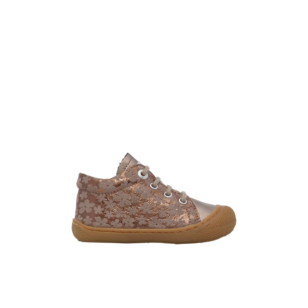Chaussures premiers pas en suede cocoon rose poudre Naturino La Redoute