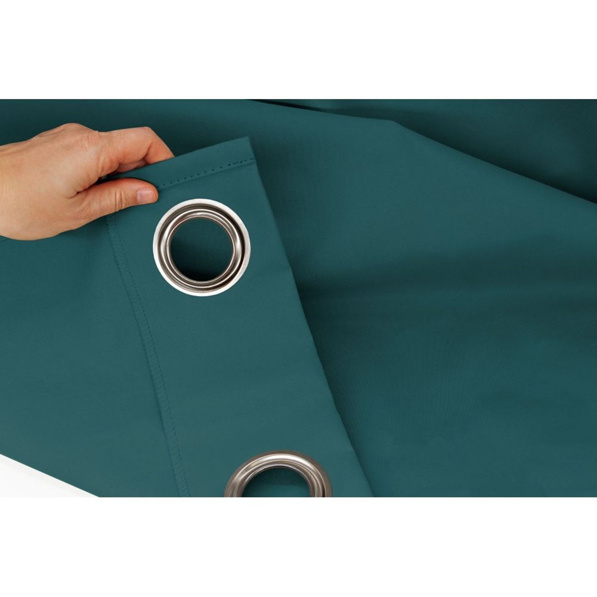 Rideau Occultant Total Oeillets REVOLUTION bleu mc56, MOONDREAM