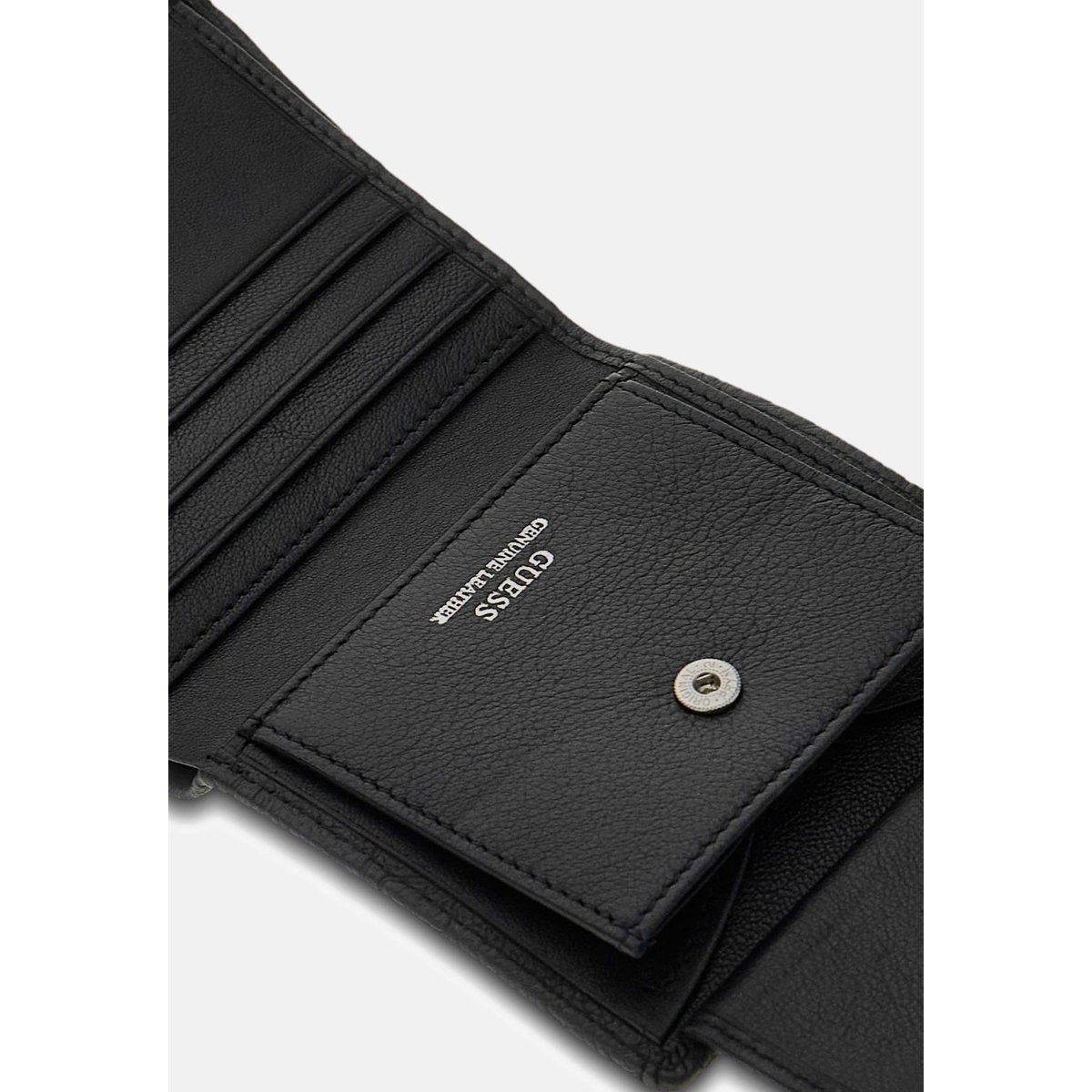 Portefeuille Boston noir, GUESS