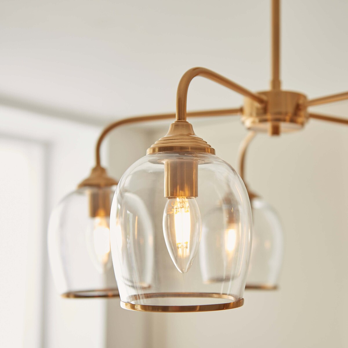 Ashbee 5-Light Drop Pendant Light brass, ÉDITÉ