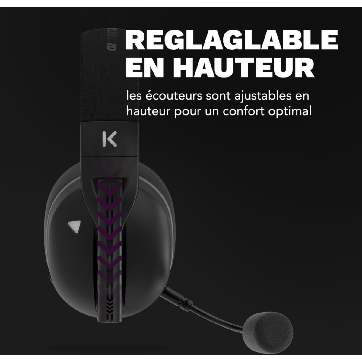 Casque gamer H5 NOIR SANS FIL Access couleur unique, SKILLKORP