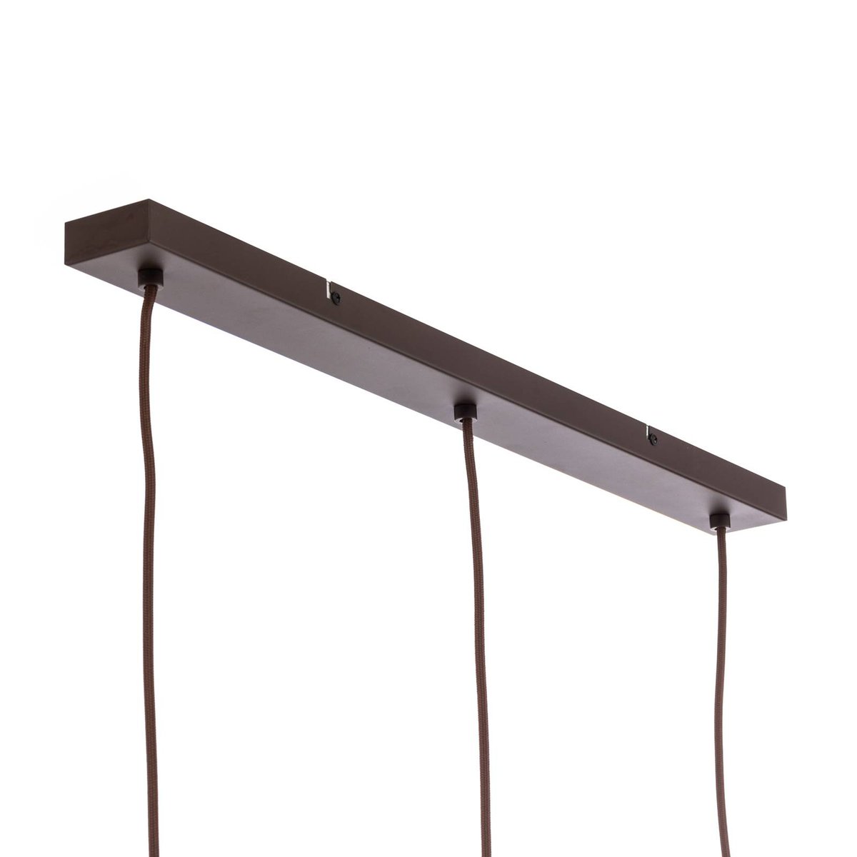 Suspension en verre design, Valentina marron, gris fumé, LINDBY
