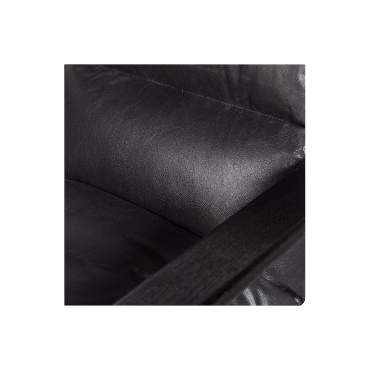 Fauteuil en bois et tissu - HOUSTON noir, WOOOD