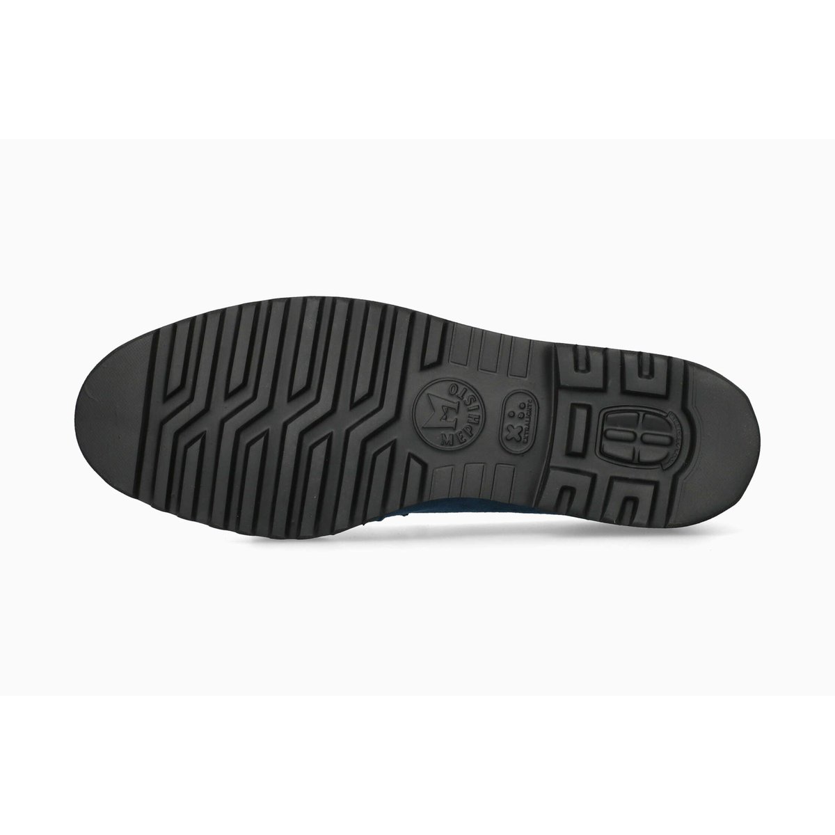 Mocassins en cuir SALKA bleu 5143, MEPHISTO