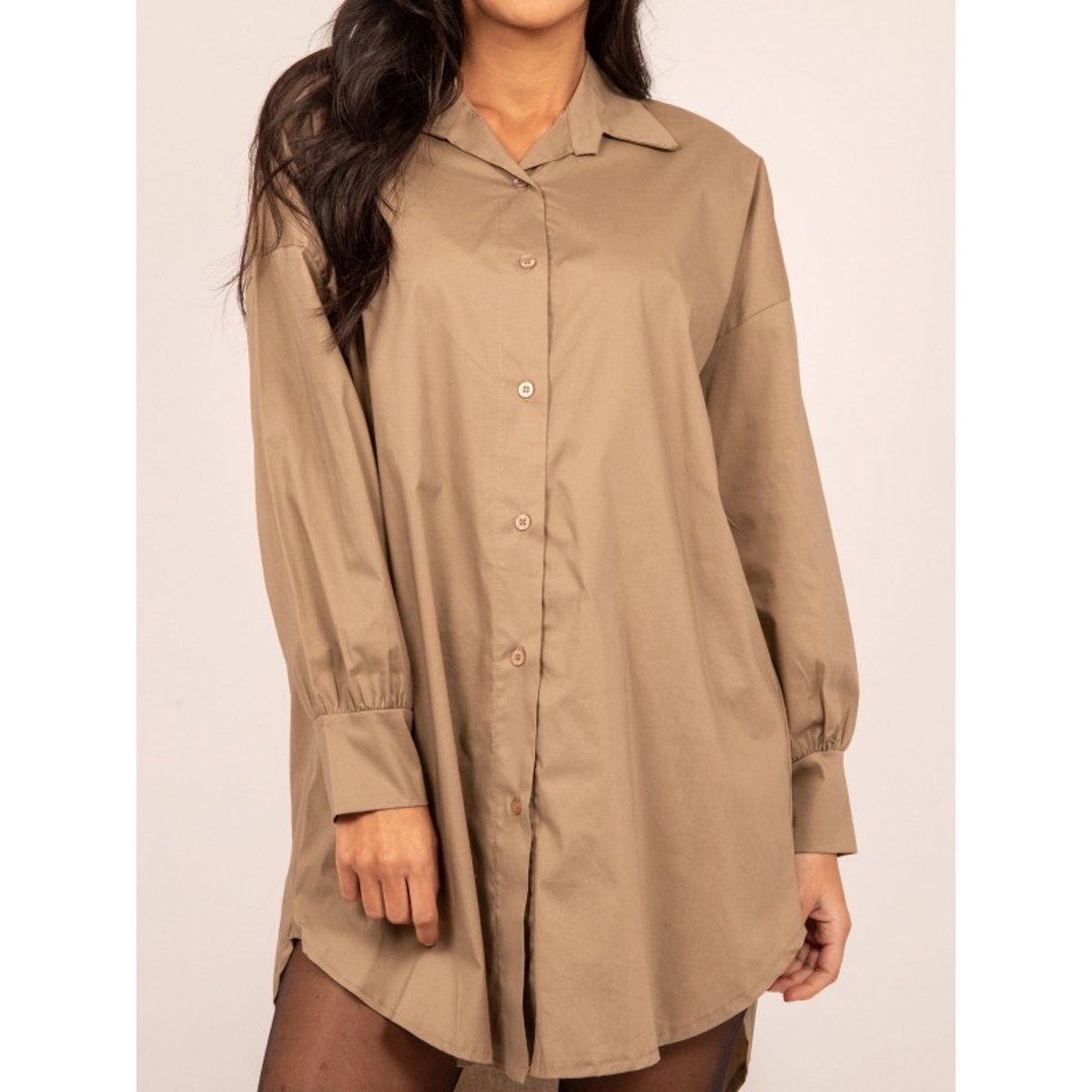 Chemise Longue Orea beige, DONA LISA