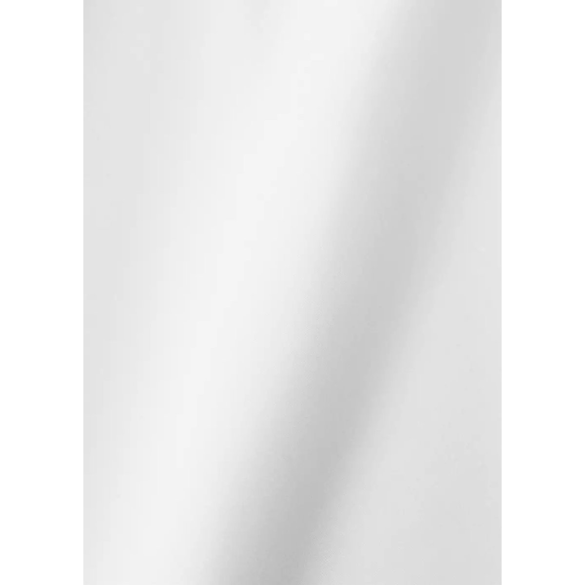 Drap plat coton satin 600 fils lit 90 cm blanc, MANGO HOME