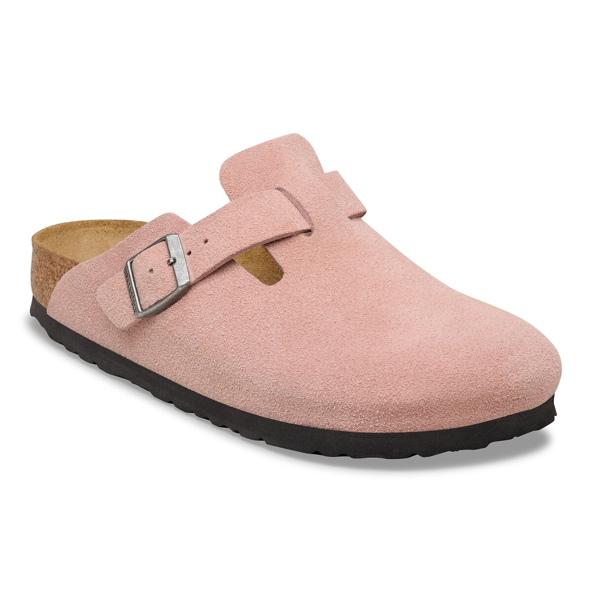 Clogs aus Veloursleder BOSTON rosa, BIRKENSTOCK