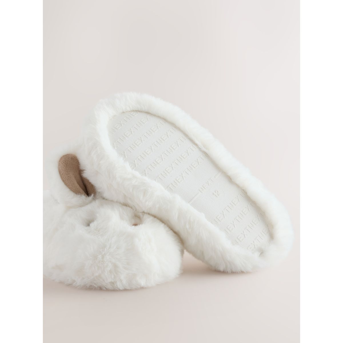Chaussons mules à motif personnage lapin blanc, NEXT