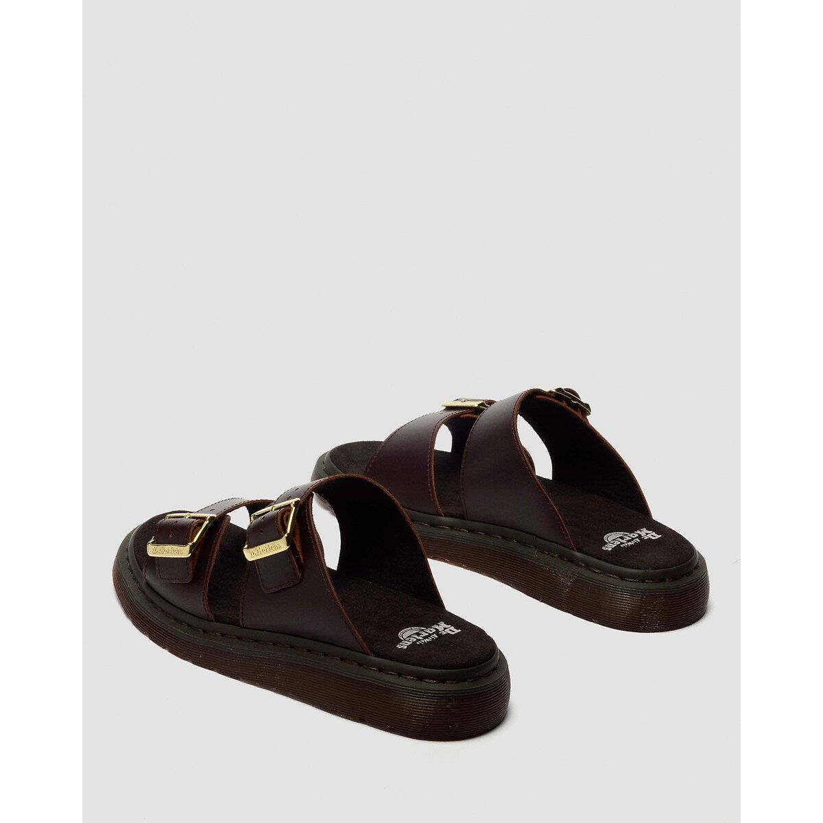 Mules Josef en cuir Atlas bordeaux foncé, DR. MARTENS