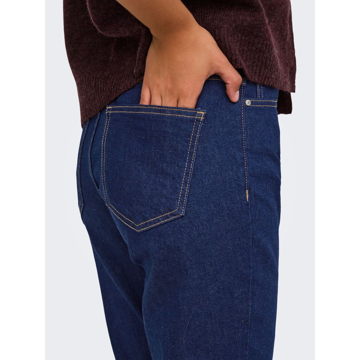 Jean Coupe Droite dark blue denim, ONLY