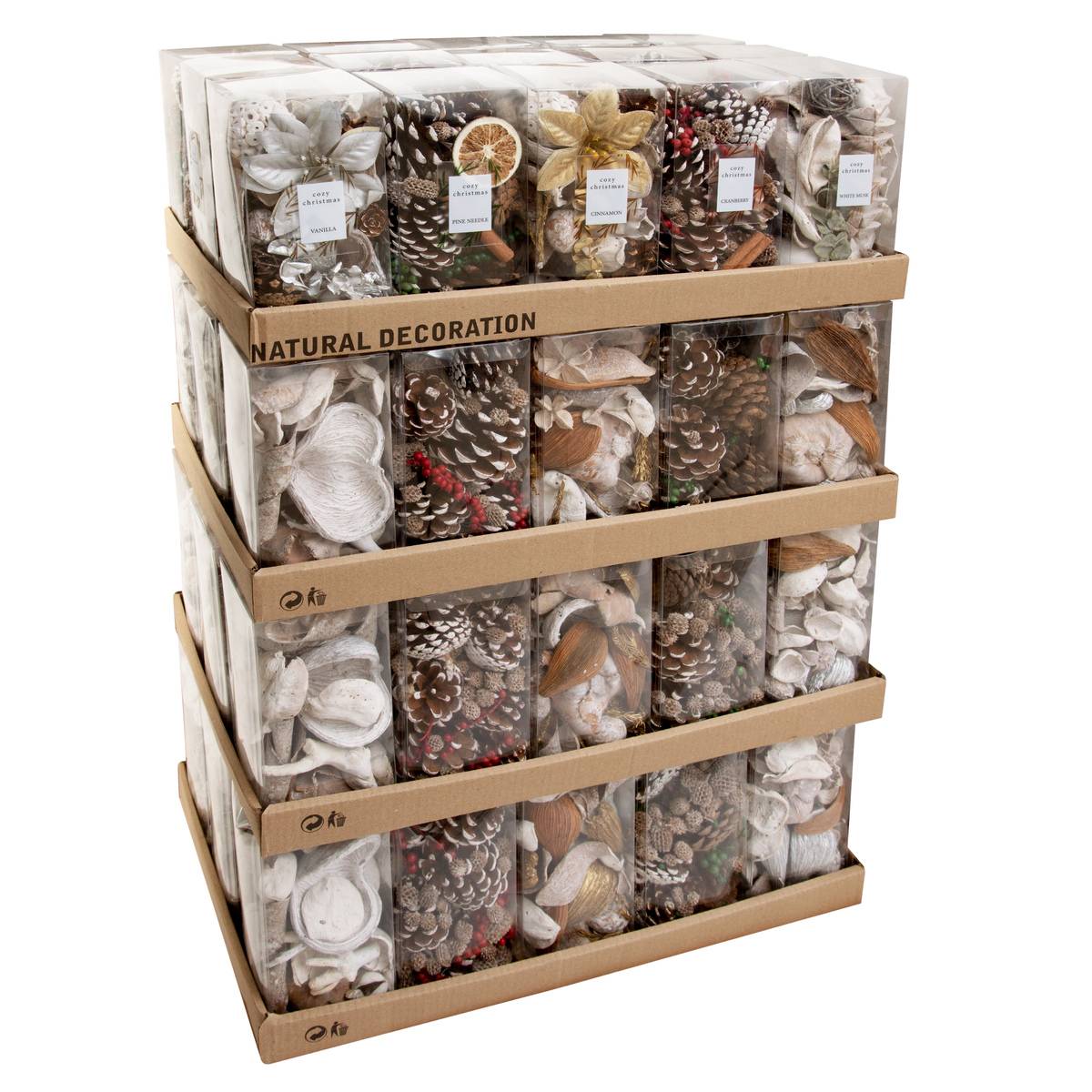 Pot Pourri 200 gr blanc, FEERIC LIGHTS & CHRISTMAS