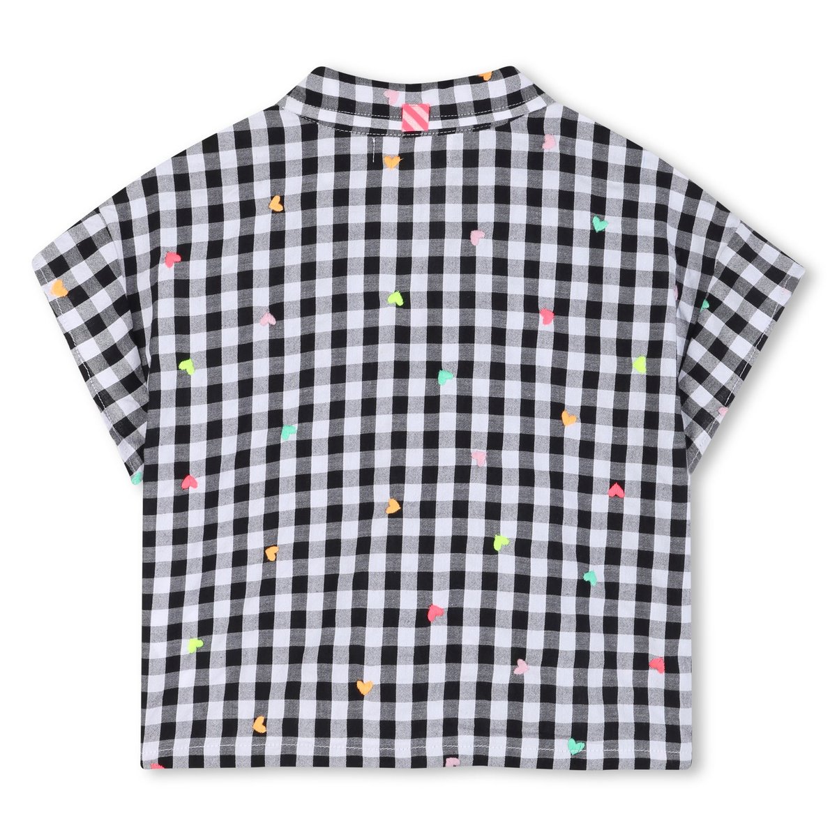 Chemise imprime vichy blanc noir, BILLIEBLUSH