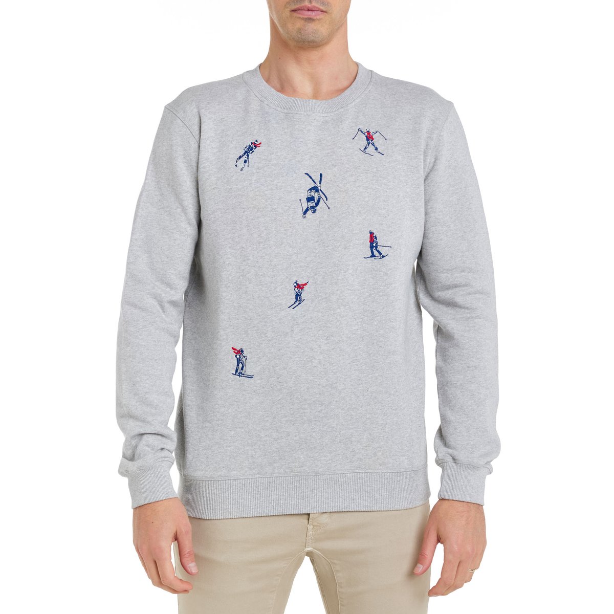 SWEAT SKIEUR gris, PULLIN