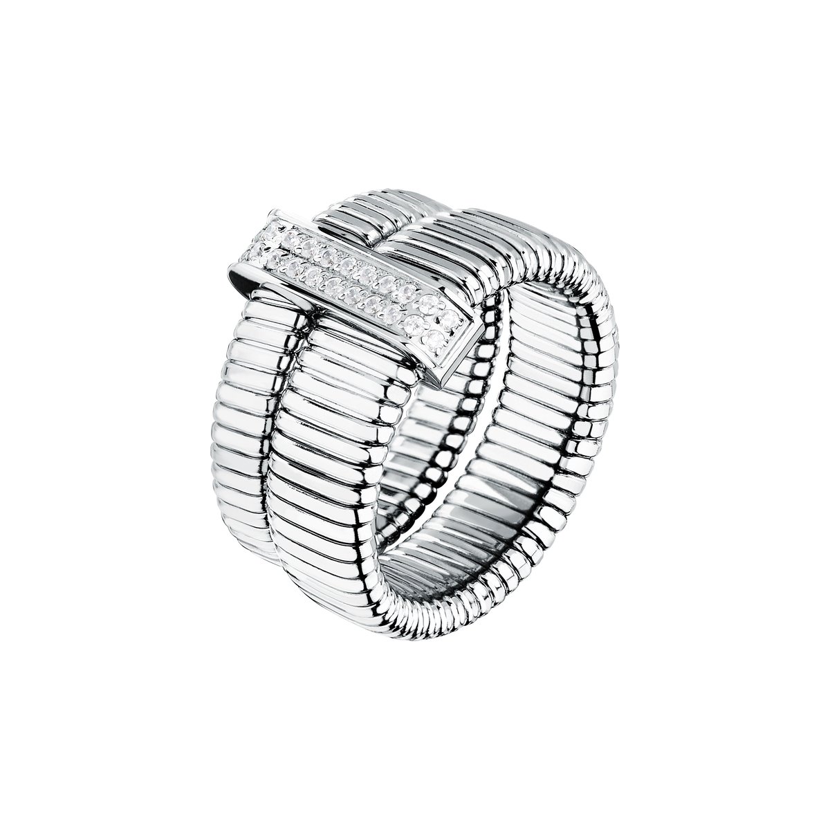 Bague ONDA acier inoxydable, MORELLATO