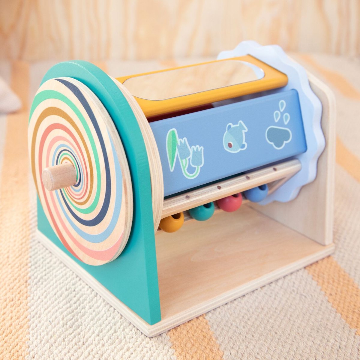 Tambour rotatif multicolore, LILLIPUTIENS