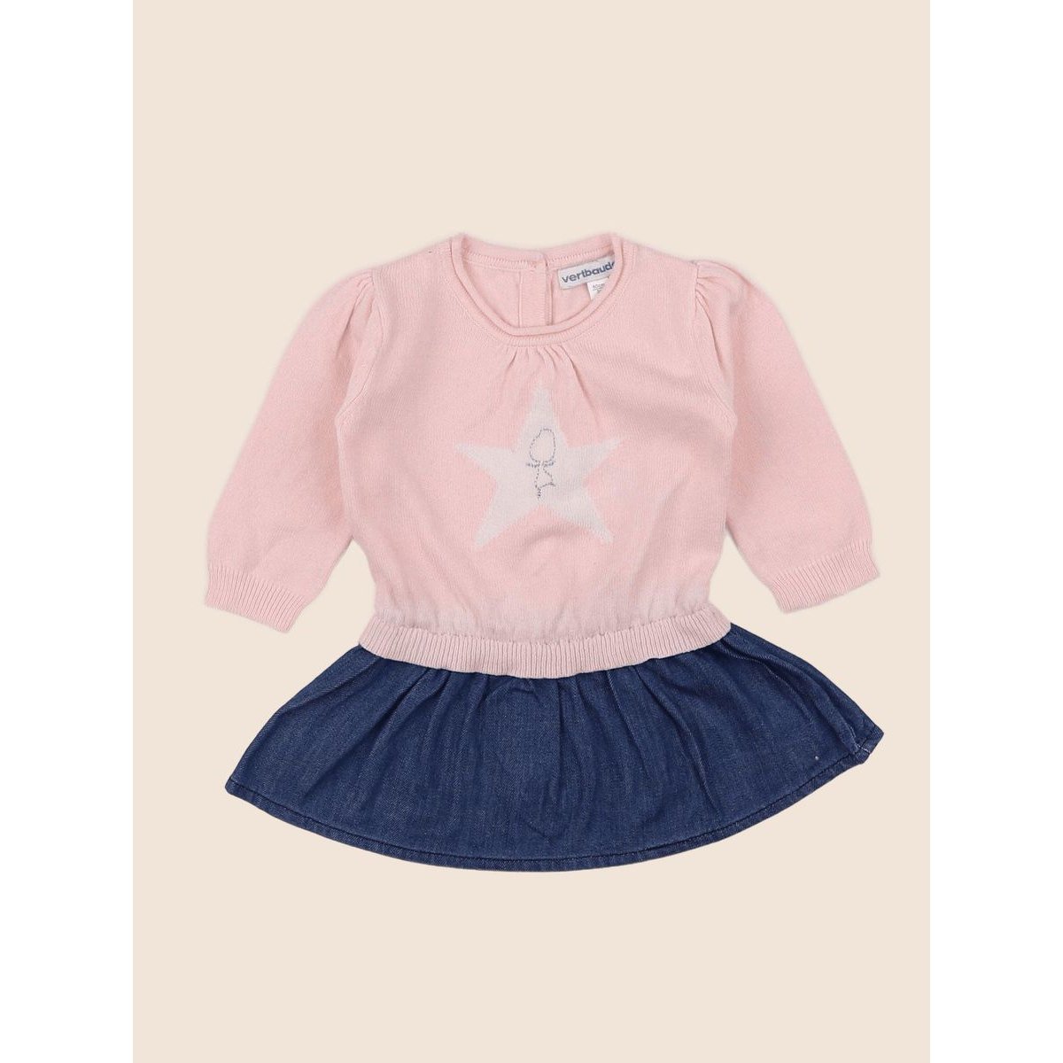 Robe - Très bon état bleu, rose, VERTBAUDET